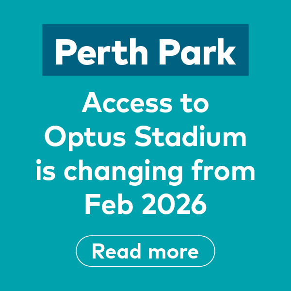 Access to Optus Stadium is changing from Feb 2026