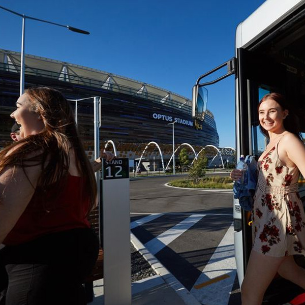 Score the best way to the footy with Transperth travel included in your ticket